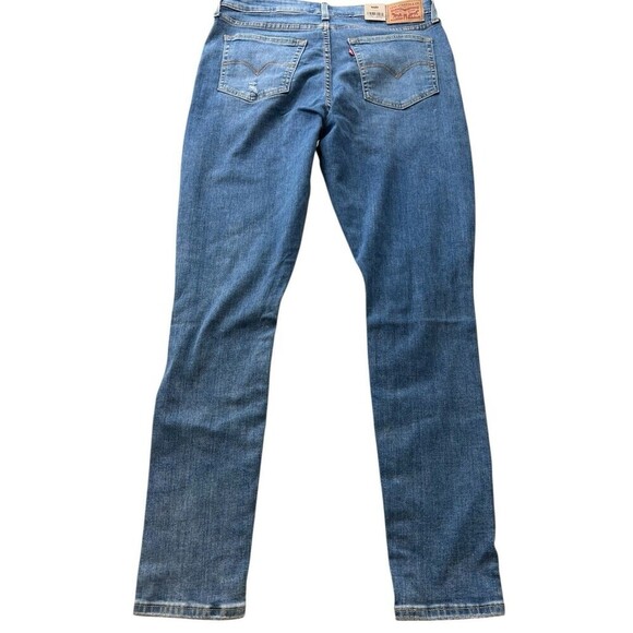 Levi's Women's 721 High Rise Skinny Leg Factory Distressed Stretch Jeans… - Picture 12 of 13